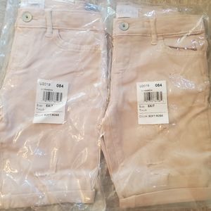 Girls Stretch Denim Shorts